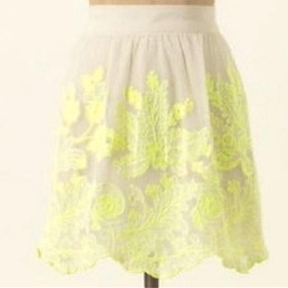 Anthropologie Vanessa Virginia Pull On Style Skirt